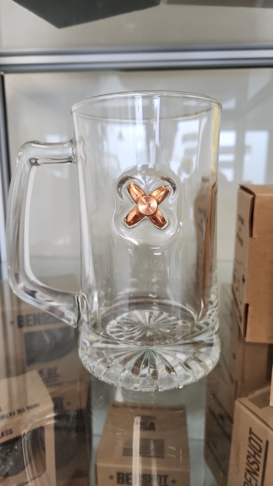 BenShot MugShot Beer Mug 45ACP Expanded 24oz